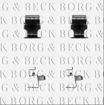 BORG & BECK BBK1313 Скоба тормозного суппорта BORG & BECK для MITSUBISHI