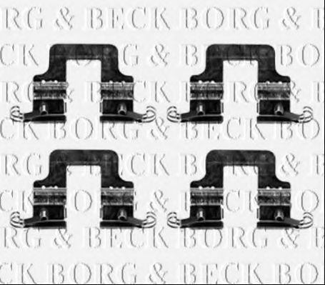 BORG & BECK BBK1316 Скобы тормозных колодок для AUDI Q5