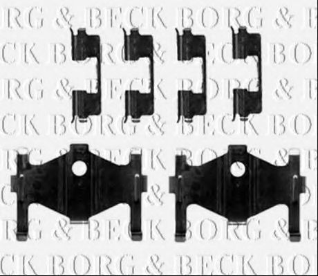 BORG & BECK BBK1422 Скобы тормозных колодок BORG & BECK 