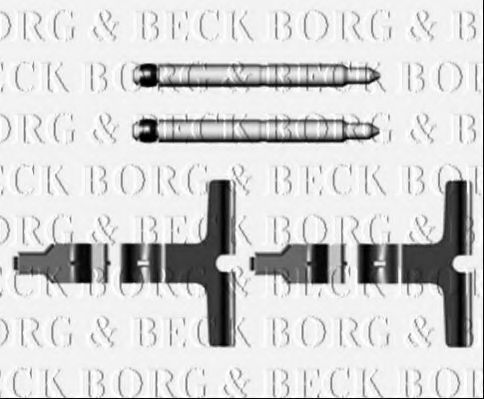BORG & BECK BBK1444 Скобы тормозных колодок BORG & BECK 