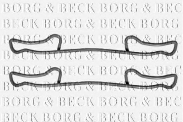 BORG & BECK BBK1462 Скобы тормозных колодок BORG & BECK 