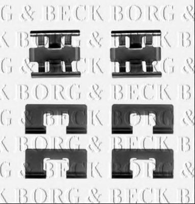 BORG & BECK BBK1485 Скобы тормозных колодок для HONDA FIT