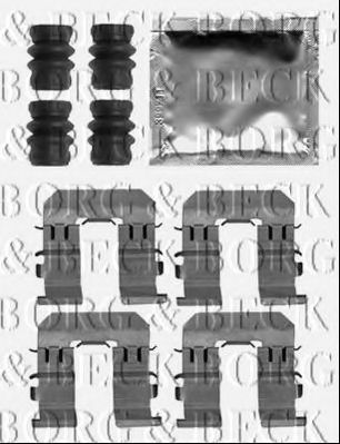 BORG & BECK BBK1526 Скобы тормозных колодок для SUBARU