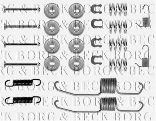 BORG & BECK BBK6108 Скобы тормозных колодок для TOYOTA CARINA