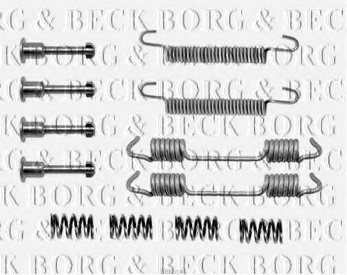 BORG & BECK BBK6145 Скобы тормозных колодок для BMW Z3