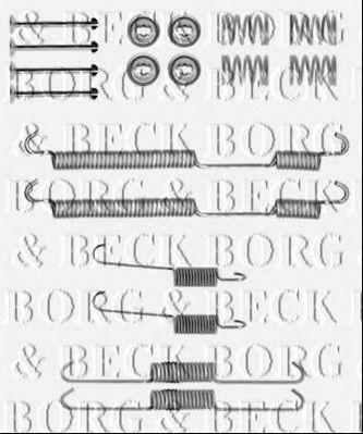 BORG & BECK BBK6146 Скобы тормозных колодок для CITROËN JUMPER