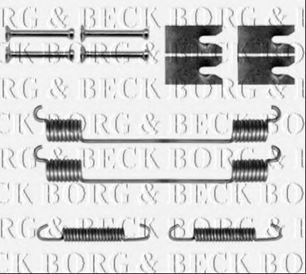BORG & BECK BBK6148 Скобы тормозных колодок для PEUGEOT BIPPER