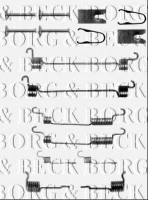BORG & BECK BBK6153 Скобы тормозных колодок для ROVER
