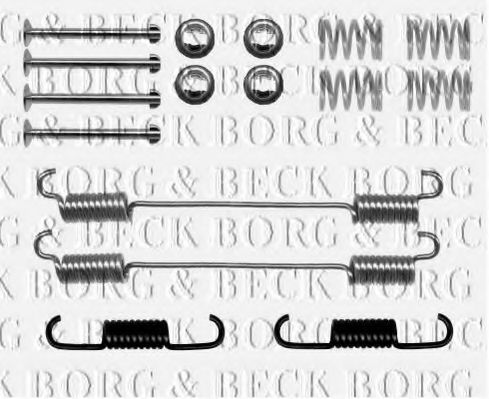 BORG & BECK BBK6156 Скобы тормозных колодок для FIAT DOBLO