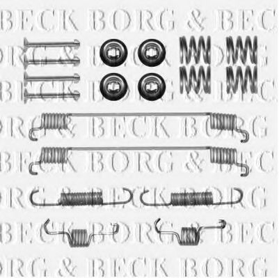 BORG & BECK BBK6163 Скобы тормозных колодок для SMART