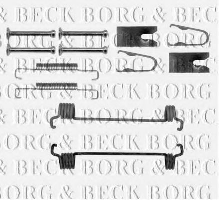 BORG & BECK BBK6164 Скобы тормозных колодок для CITROËN JUMPER автобус