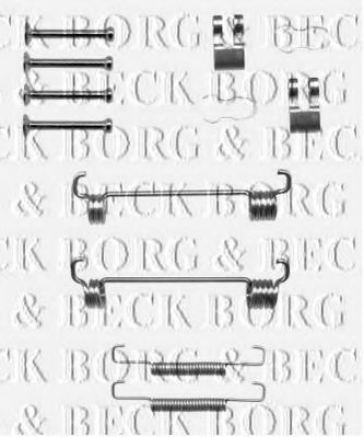BORG & BECK BBK6189 Скобы тормозных колодок для CITROËN JUMPER