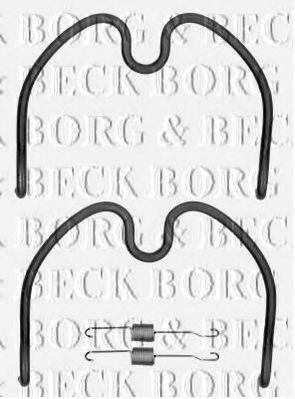 BORG & BECK BBK6193 Скобы тормозных колодок для OPEL ADAM