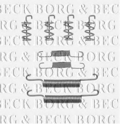 BORG & BECK BBK6209 Скобы тормозных колодок для VOLVO S60