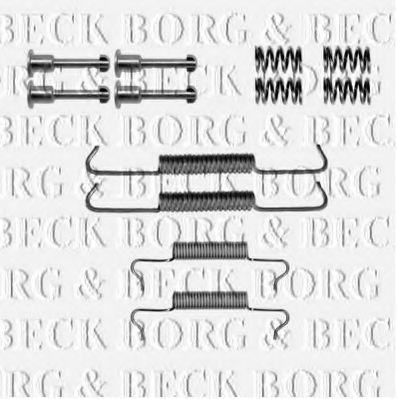 BORG & BECK BBK6210 Скобы тормозных колодок для ROVER