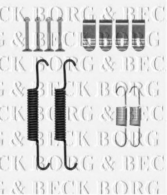 BORG & BECK BBK6211 Скобы тормозных колодок для CHEVROLET CAPTIVA