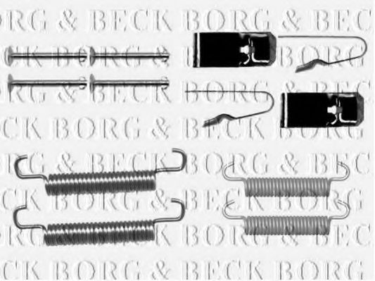 BORG & BECK BBK6213 Скобы тормозных колодок для CHRYSLER