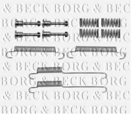 BORG & BECK BBK6216 Скобы тормозных колодок для CHRYSLER
