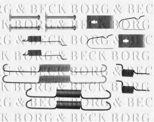 BORG & BECK BBK6220 Скобы тормозных колодок для NISSAN SENTRA