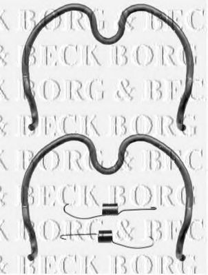 BORG & BECK BBK6223 Скобы тормозных колодок для OPEL ADAM