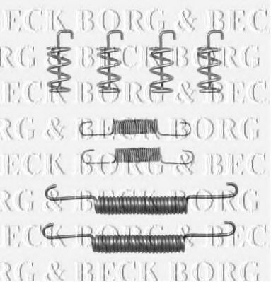 BORG & BECK BBK6225 Скобы тормозных колодок для VOLVO S60