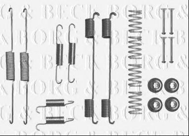 BORG & BECK BBK6239 Скобы тормозных колодок для CHRYSLER