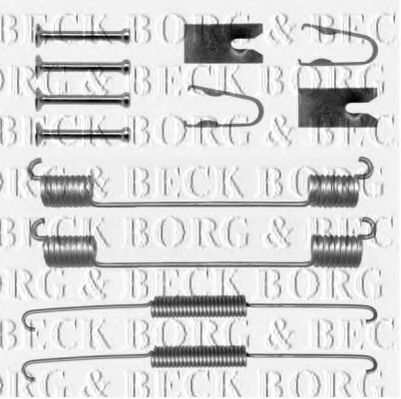 BORG & BECK BBK6253 Скобы тормозных колодок для FIAT MAREA