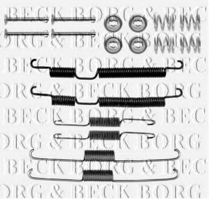 BORG & BECK BBK6266 Скобы тормозных колодок для HYUNDAI MATRIX