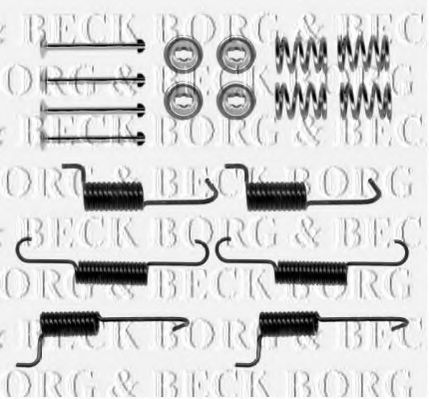 BORG & BECK BBK6270 Скобы тормозных колодок для HYUNDAI TUCSON