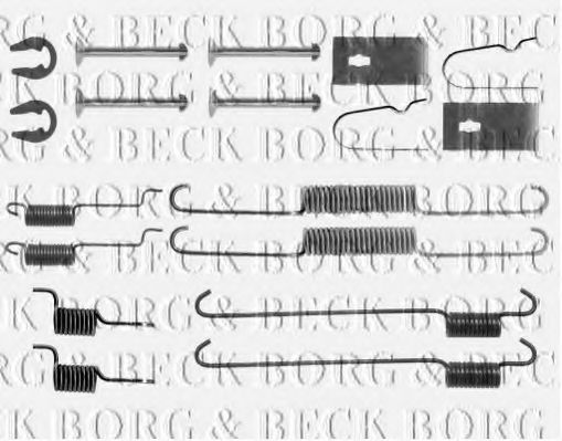 BORG & BECK BBK6274 Скобы тормозных колодок для SUZUKI ESTEEM