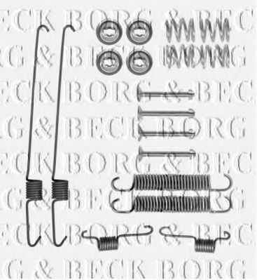 BORG & BECK BBK6300 Скобы тормозных колодок для DAIHATSU