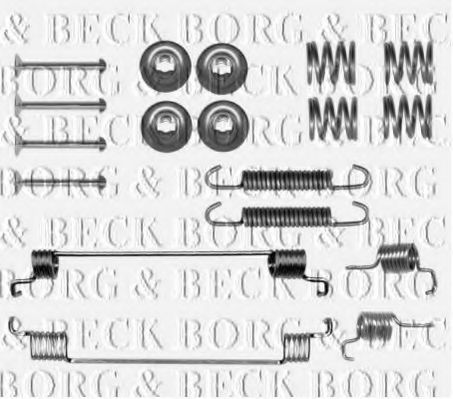BORG & BECK BBK6308 Скобы тормозных колодок для FIAT PANDA