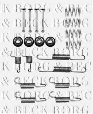 BORG & BECK BBK6313 Скобы тормозных колодок для DAEWOO