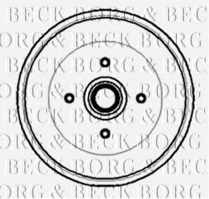 BORG & BECK BBR7000 Тормозной барабан BORG & BECK 