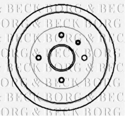 BORG & BECK BBR7005 Тормозной барабан BORG & BECK 