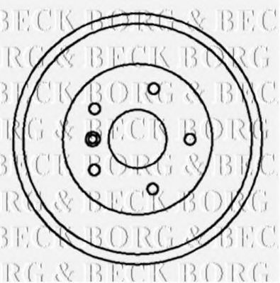 BORG & BECK BBR7021 Тормозной барабан для MERCEDES-BENZ T1