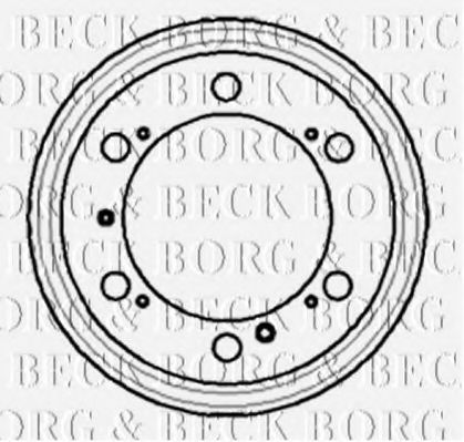 BORG & BECK BBR7050 Тормозной барабан BORG & BECK 