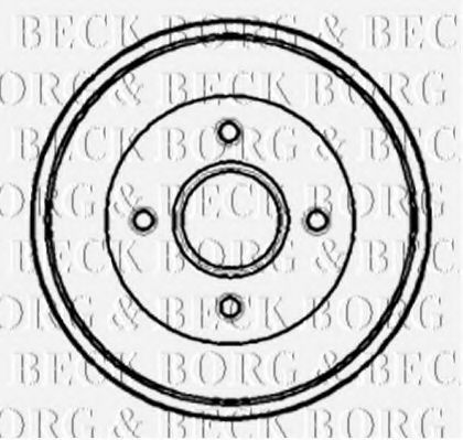 BORG & BECK BBR7079 Тормозной барабан BORG & BECK для RENAULT