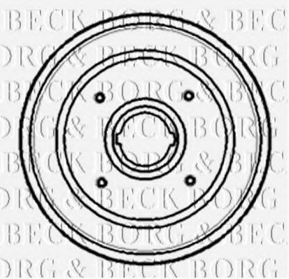 BORG & BECK BBR7085 Тормозной барабан BORG & BECK для OPEL