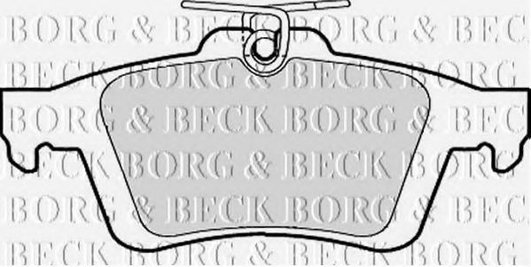 BORG & BECK BBP1943 Тормозные колодки BORG & BECK для VOLVO