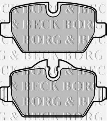 BORG & BECK BBP1960 Тормозные колодки BORG & BECK для BMW