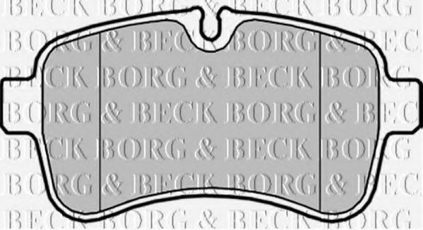 BORG & BECK BBP2034 Тормозные колодки для IVECO