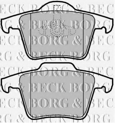 BORG & BECK BBP2136 Тормозные колодки BORG & BECK для VOLVO
