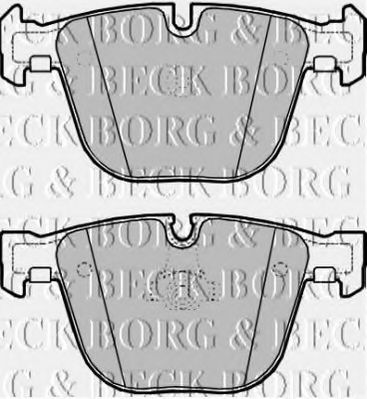 BORG & BECK BBP2188 Тормозные колодки BORG & BECK для BMW