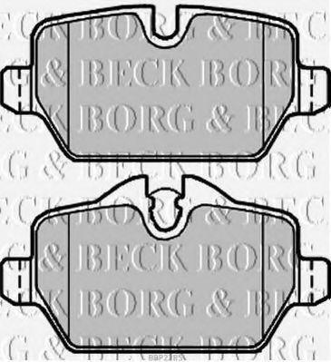 BORG & BECK BBP2285 Тормозные колодки для MINI