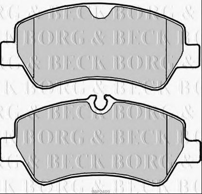 BORG & BECK BBP2409 Тормозные колодки для FORD TOURNEO CUSTOM