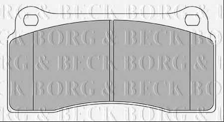 BORG & BECK BBP2437 Тормозные колодки для NISSAN GT-R