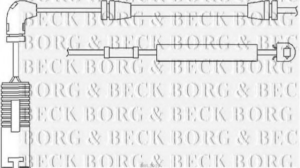 BORG & BECK BWL3019 Датчик износа тормозных колодок BORG & BECK 