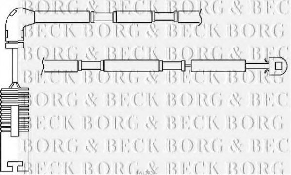 BORG & BECK BWL3036 Датчик износа тормозных колодок BORG & BECK 