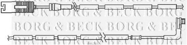 BORG & BECK BWL3037 Датчик износа тормозных колодок BORG & BECK 